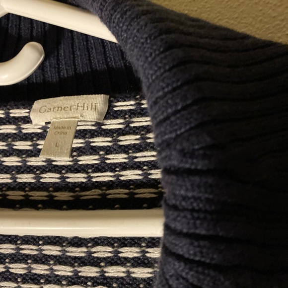 Garnet Hill women’s wool blend  cardigan size large - Picture 2 of 5